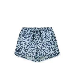 Liewood Aiden Bedruckte Boardshorts Ocean / Pure sky Hot