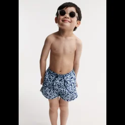 Liewood Aiden Bedruckte Boardshorts Ocean / Pure sky Hot