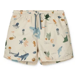 Liewood Aiden Bedruckte Boardshorts Sea creature / Sandy Best