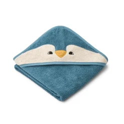 Liewood ALBERT Babyhandtuch mit Kapuze Oceanview mix New