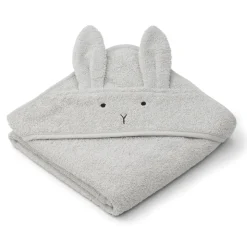 Liewood Albert Babyhandtuch mit Kapuze Rabbit dumbo grey Sale