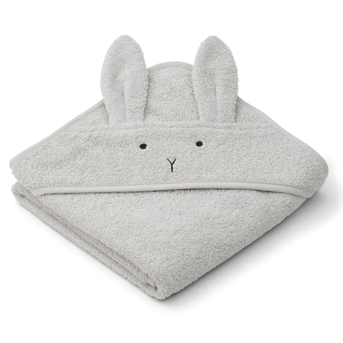 Liewood Albert Babyhandtuch mit Kapuze Rabbit dumbo grey Sale