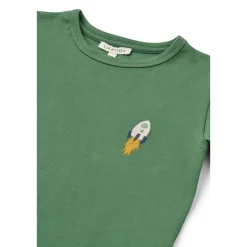 Liewood APIA Langarm T-Shirt Love my planet / Dusty ivy multi mix Outlet