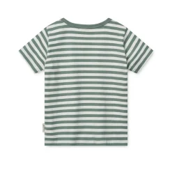 Liewood APIA T-Shirt mit Motiv Circus / Stripe peppermint / Creme de la creme Sale