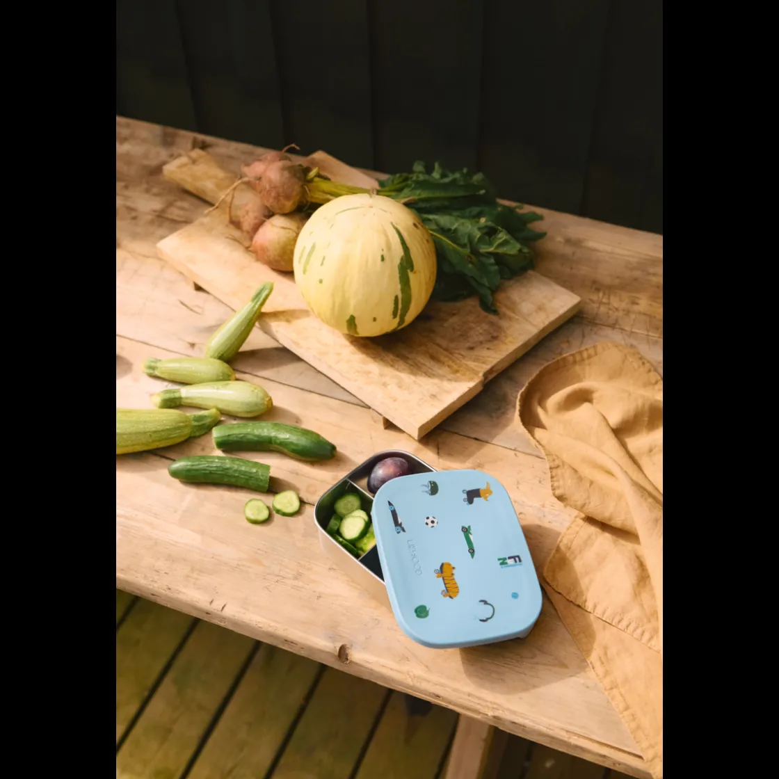 Liewood ARTHUR Lunchbox Fun / Beach blue Hot