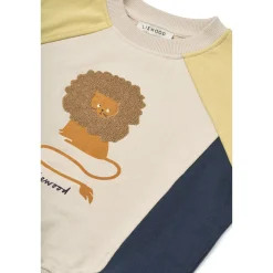 Liewood AUDE Placement Sweatshirt Circus lion / Sandy Hot