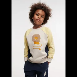 Liewood AUDE Placement Sweatshirt Circus lion / Sandy Hot