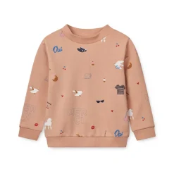 Liewood Bedrucktes Sweatshirt Thora Paris / Pale tuscany Discount