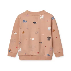 Liewood Bedrucktes Sweatshirt Thora Paris / Pale tuscany Discount