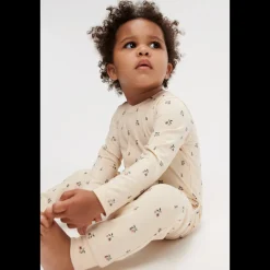 Liewood BIRK Bedruckter Pyjama Einteiler Peach mini / Sea shell Clearance