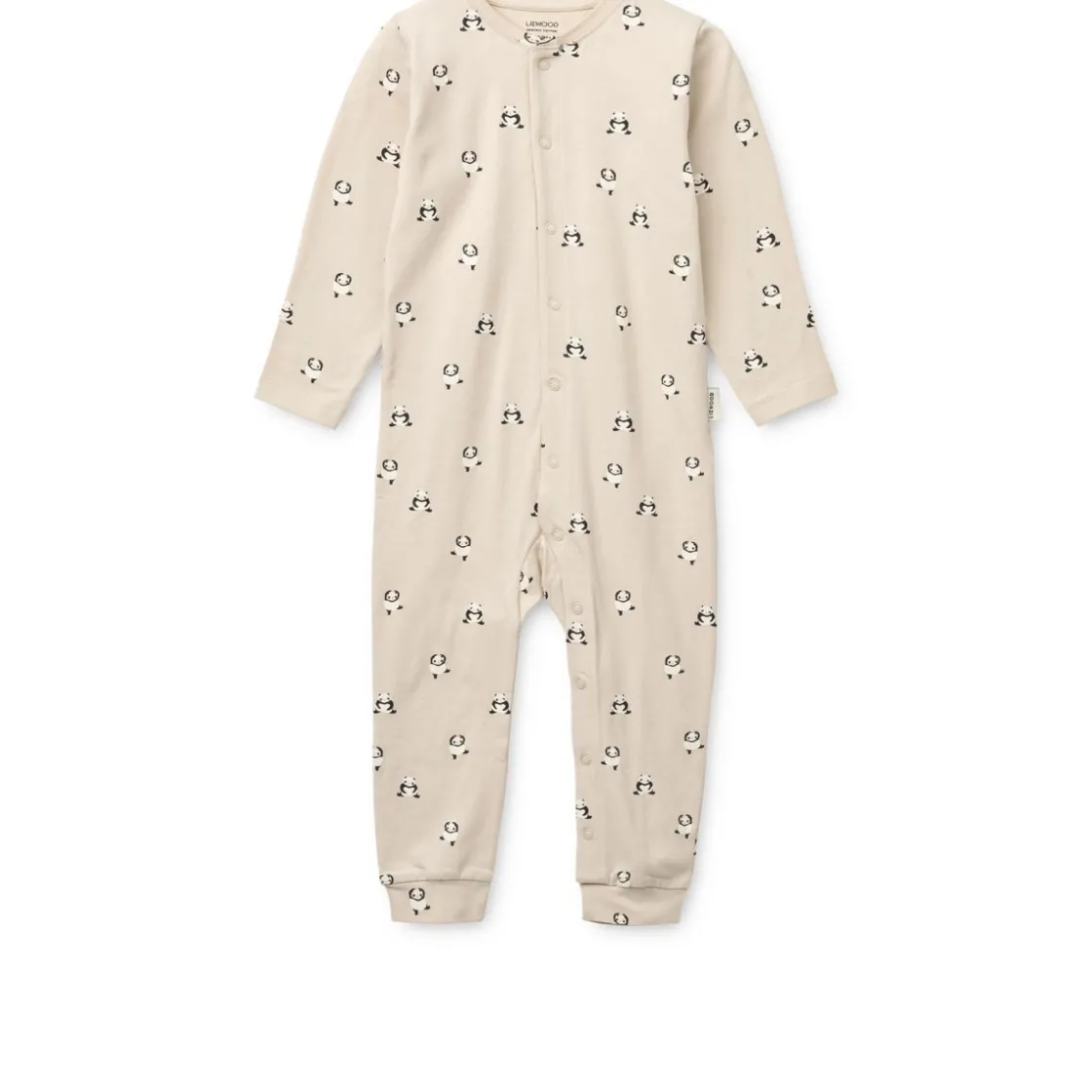 Liewood BIRK Bedruckter Pyjama-Einteiler Mini panda / Sandy Discount