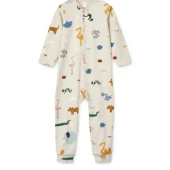 Liewood BIRK Bedruckter Pyjama-Einteiler Around the world / Sandy