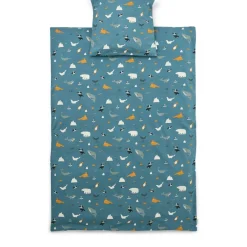 Liewood CARL Einzelbettwäsche 140x200 Arctic Sea /Ocean view