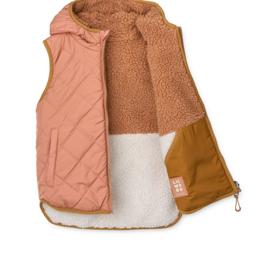 Liewood DIANA Wendare Fleeceweste Tuscany rose mix