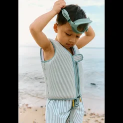 Liewood DUKE Streifen Boardshorts Stripe Peppermint / Crisp white Online