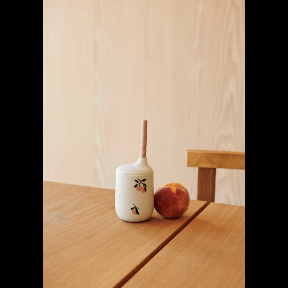 Liewood ELLIS Bedruckter Trinkbecher Peach / Sea shell mix Best