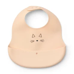 Liewood EMBER Bedruckte Lätzchen, 2er-Pack Cat Appleblossom / Tuscany rose