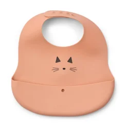 Liewood EMBER Bedruckte Lätzchen, 2er-Pack Cat Appleblossom / Tuscany rose