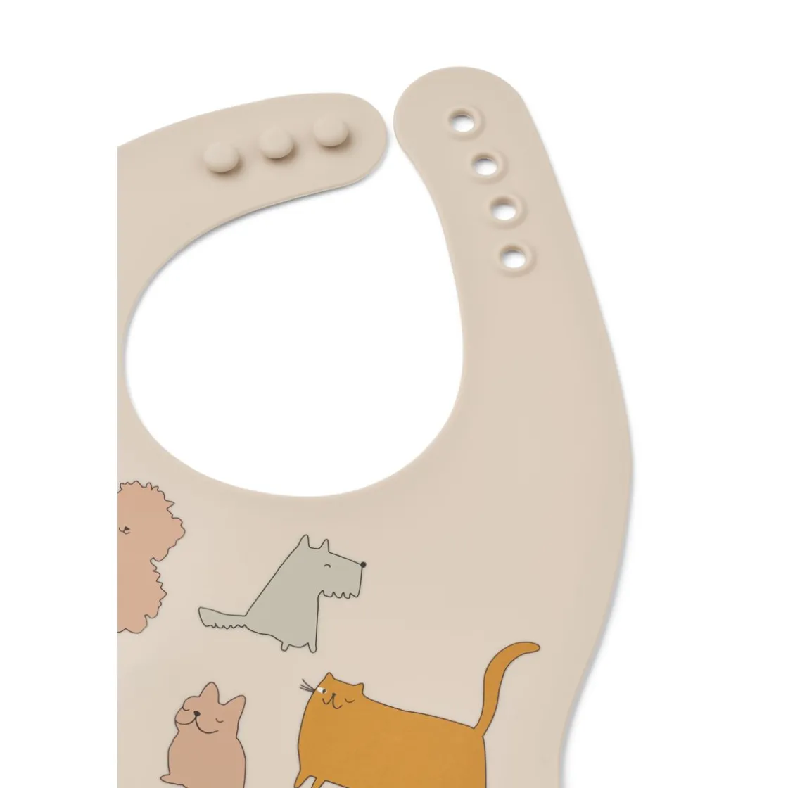 Liewood EMBER Bedruckte Lätzchen, 2er-Pack Cats and Dogs / Sandy Discount