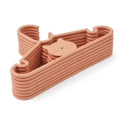 Liewood Falton Kleiderbügel mit Tierdetails 8er-Pack Tuscany rose New