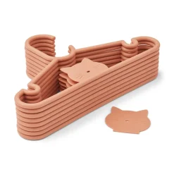 Liewood Falton Kleiderbügel mit Tierdetails 8er-Pack Tuscany rose New