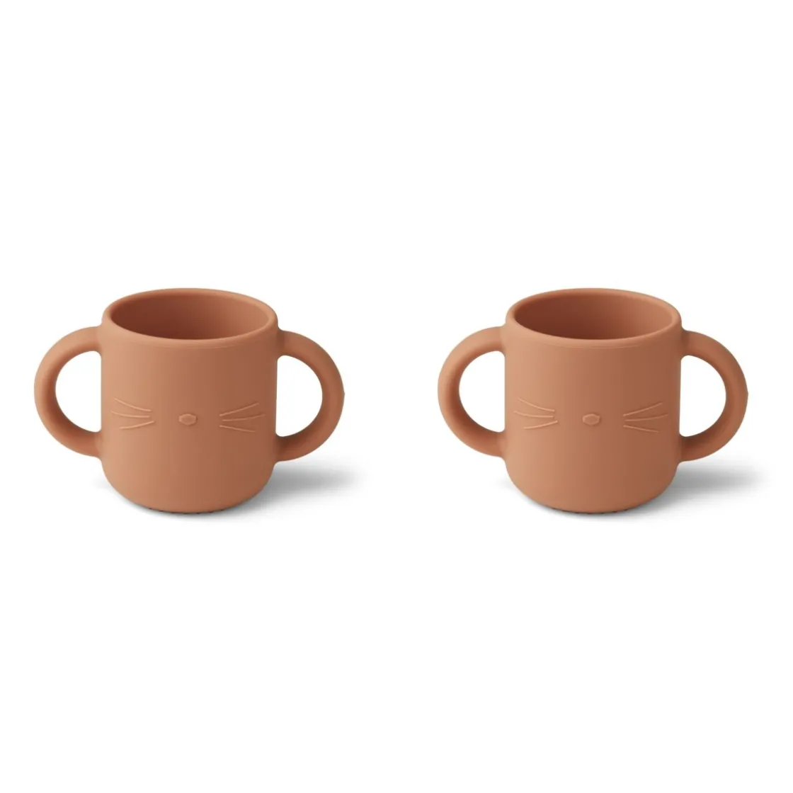 Liewood Gene Silikonbecher 2er Pack Cat / Tuscany rose