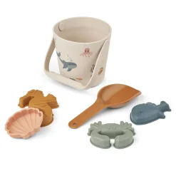 Liewood GILMA Meerestier Strandset Sea creature / Sandy Hot
