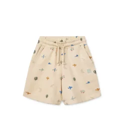 Liewood GRAM Bedruckte Sweatshorts Aviator / Ecru Outlet