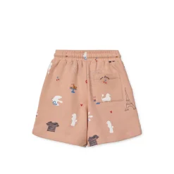 Liewood GRAM Bedruckte Sweatshorts Paris / Pale tuscany Discount