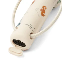 Liewood Gry Silikontaschenlampe mit Print Sea creature / Sandy Best