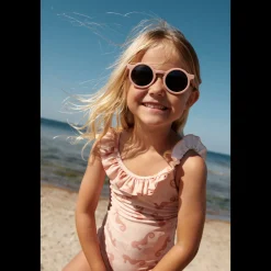 Liewood Kallie Badeanzug mit Print und Rüschen Seahorse / Apple blossom