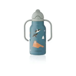 Liewood KIMMIE Bedruckte Flasche 250 ml Arctic Sea /Ocean view