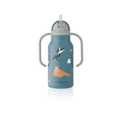 Liewood KIMMIE Bedruckte Flasche 250 ml Arctic Sea /Ocean view