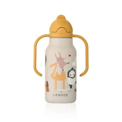 Liewood KIMMIE Bedruckte Flasche 250 ml Around the world / Sandy Clearance
