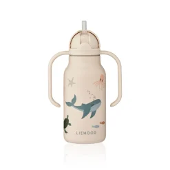 Liewood KIMMIE Bedruckte Flasche 250 ml Sea creature / Sandy Online