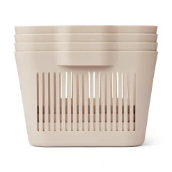 Liewood Makeeva Korb S 4er-Pack Sandy Hot