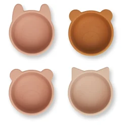 Liewood Malene Silikonschale 4er Pack Rose multi mix New