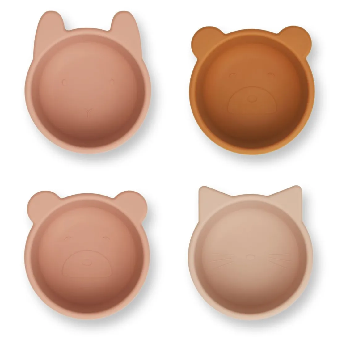 Liewood Malene Silikonschale 4er Pack Rose multi mix New