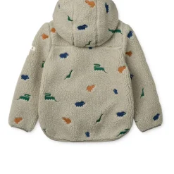 Liewood MARA Fleecejacke Dinosaur / Mist embroidery New