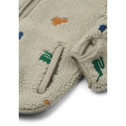 Liewood MARA Fleecejacke Dinosaur / Mist embroidery New