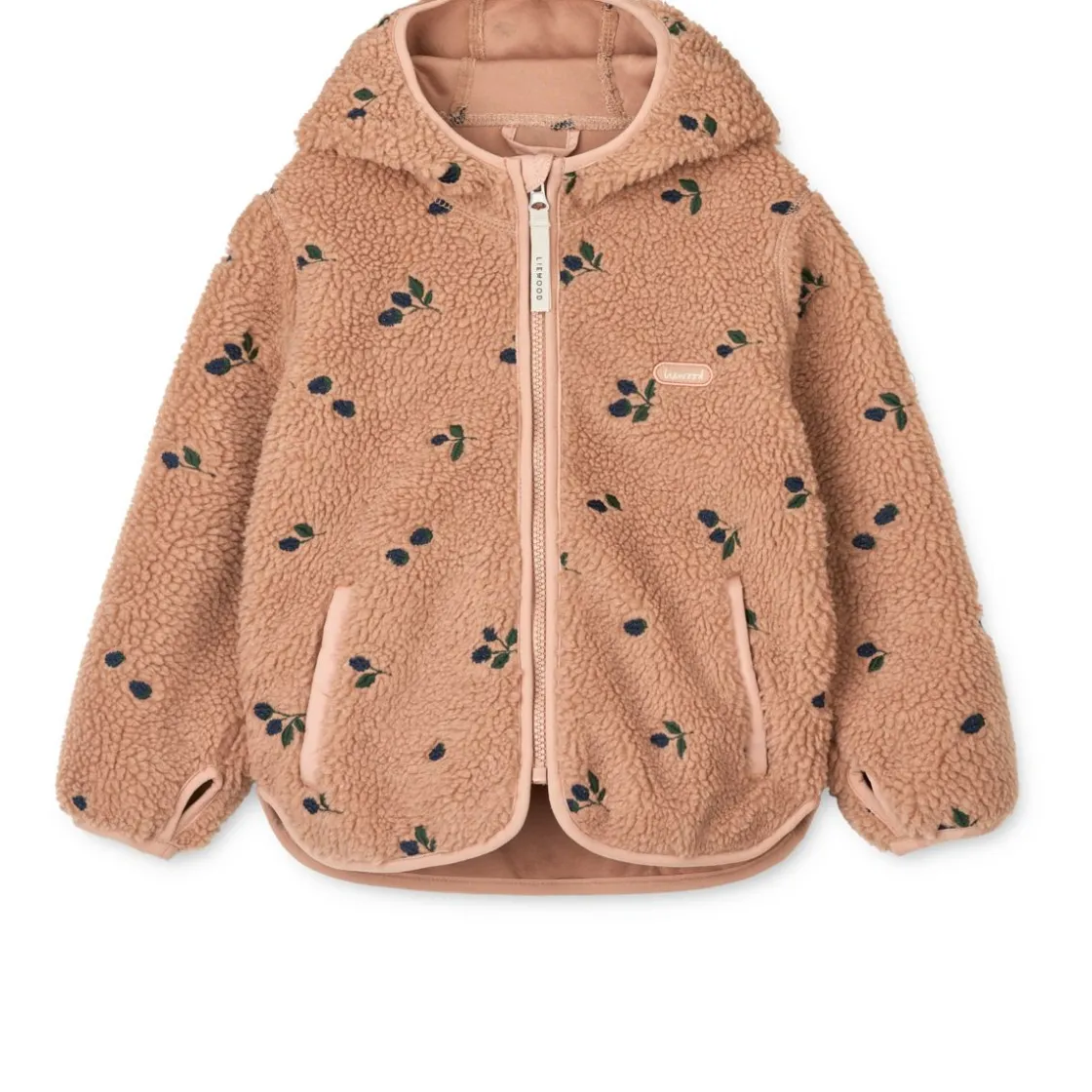 Liewood MARA Fleecejacke Berry / Pale tuscany / Embroidery Outlet