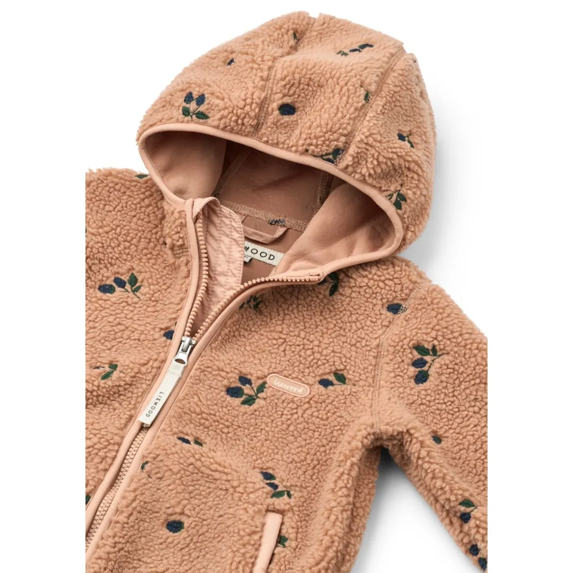 Liewood MARA Fleecejacke Berry / Pale tuscany / Embroidery Outlet