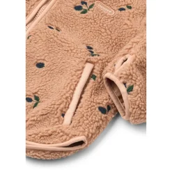 Liewood MARA Fleecejacke Berry / Pale tuscany / Embroidery Outlet