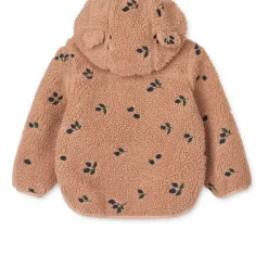 Liewood Mara Fleecejacke mit Ohren Berry / Pale tuscany / Embroidery Best