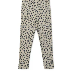 Liewood Marien Rippstrick-Leggings mit Print Leo spots / Mist Discount
