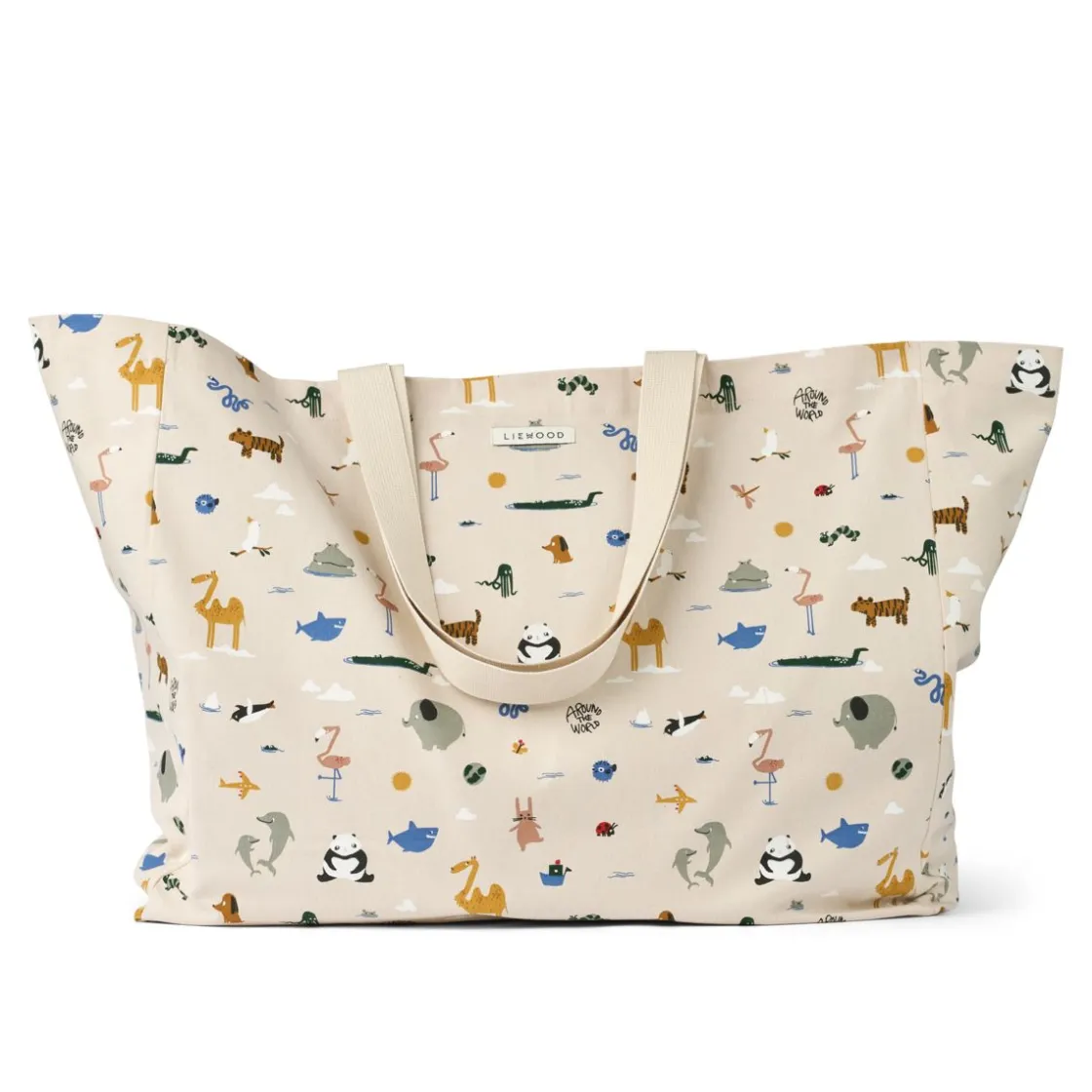 Liewood Maxi Tragetasche Around the world / Sandy Outlet