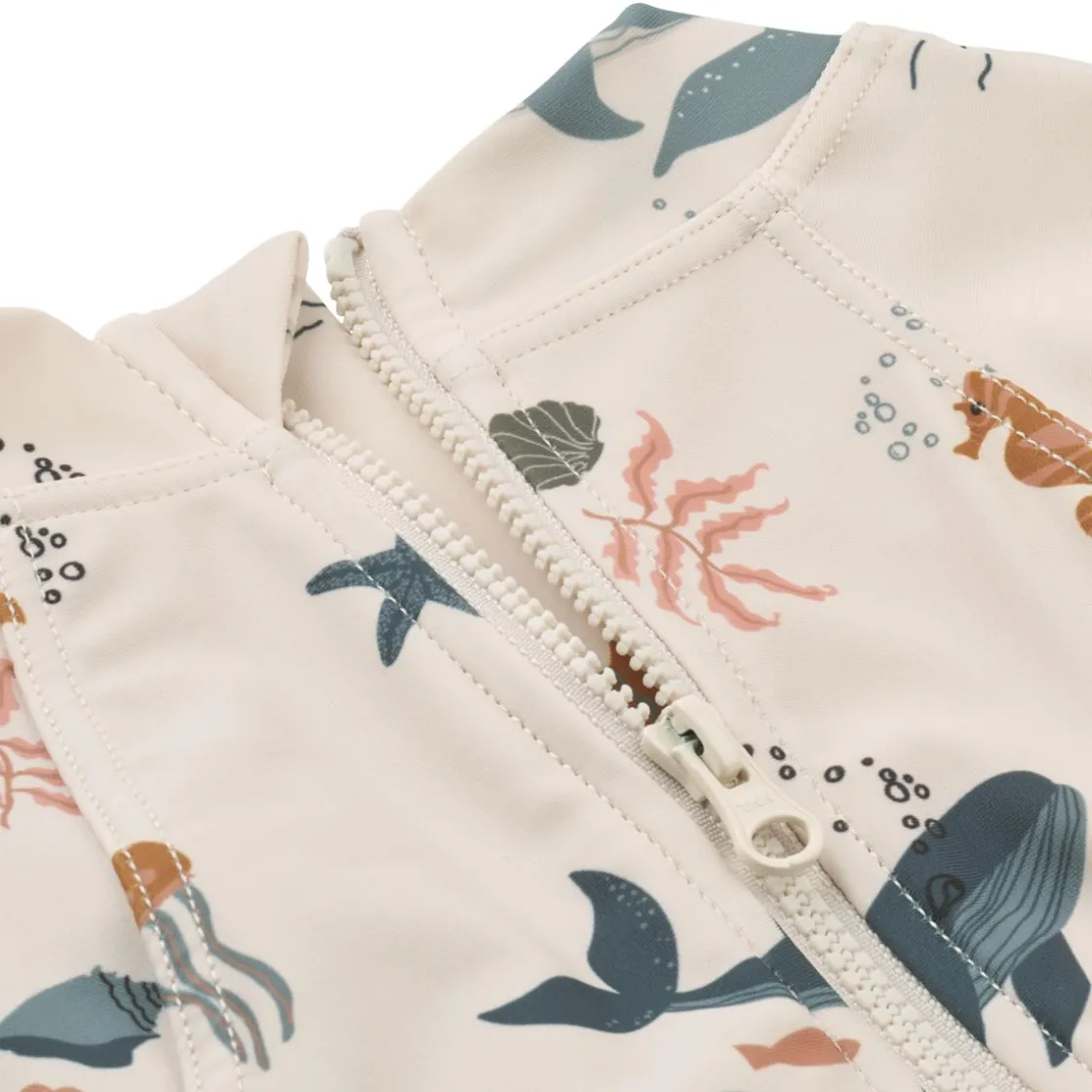 Liewood Maxime Baby-Badeanzug Sea creature / Sandy Outlet
