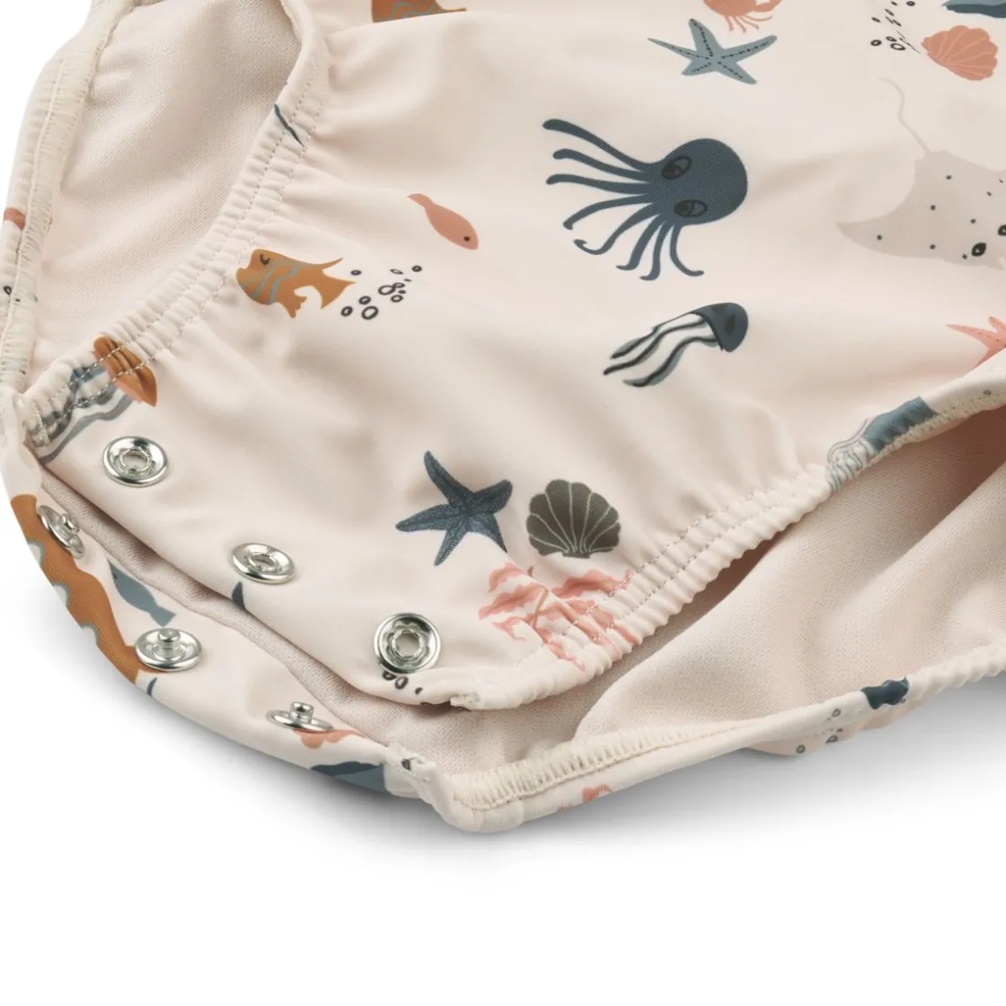Liewood Maxime Baby-Badeanzug Sea creature / Sandy Outlet