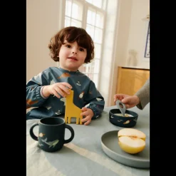 Liewood MERLE Bedrucktes Ärmellätzchen Arctic Sea /Ocean view Outlet