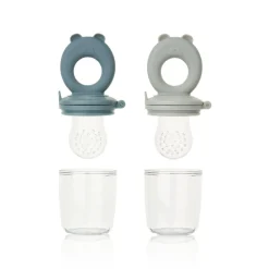 Liewood Miranda Fruchtschnuller 2er Pack Whale blue / Dove blue New